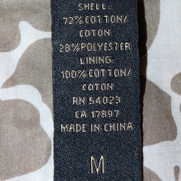 Banana Republic Burnt Orange Round Collar Cotton Blend Cropped Jacket Sz MEDIUM - Picture 8 of 8